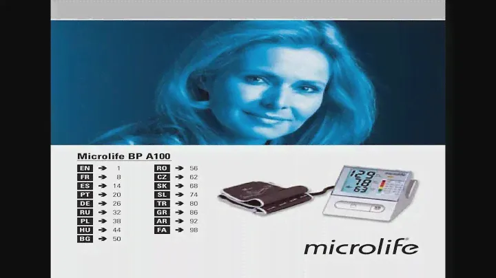 Инструкция пользователя автоматическим тонометром Microlife BP A100.